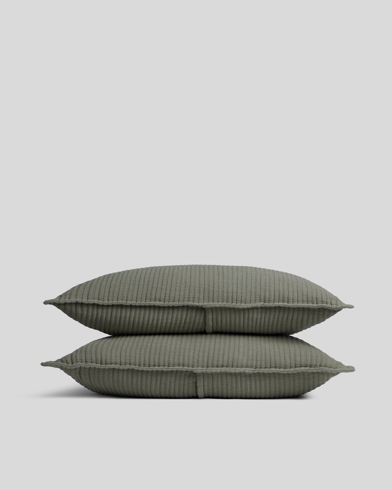 Matelasse Sham Set (Moss)