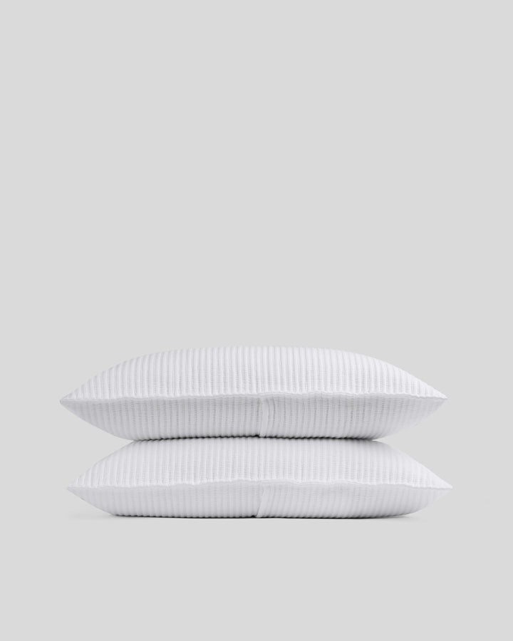 Matelasse Sham Set (White)