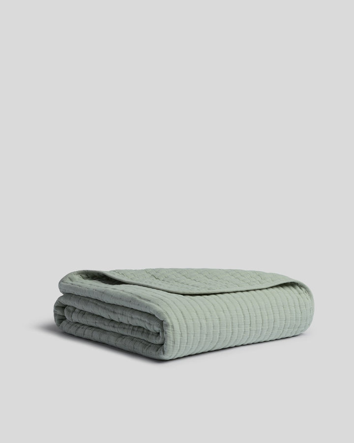 Organic Air Cotton Toddler Quilt (Sage)