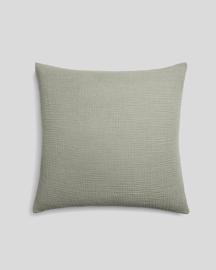 Organic Cloud Cotton Euro Sham - FINAL SALE (Moss)