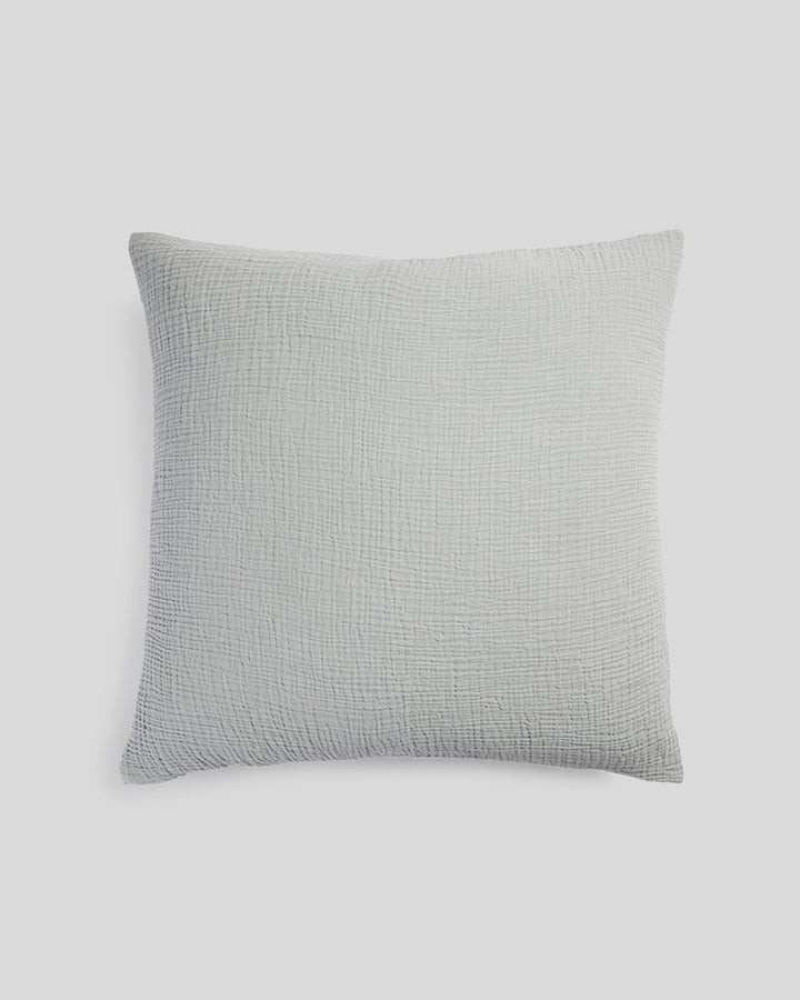 Organic Cloud Cotton Euro Sham - FINAL SALE (Smoke)