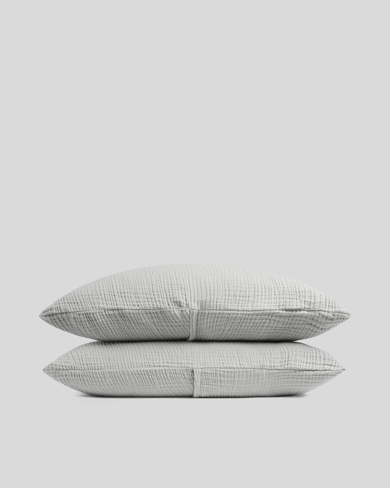 Organic Cloud Cotton Sham Set - FINAL SALE (Smoke)