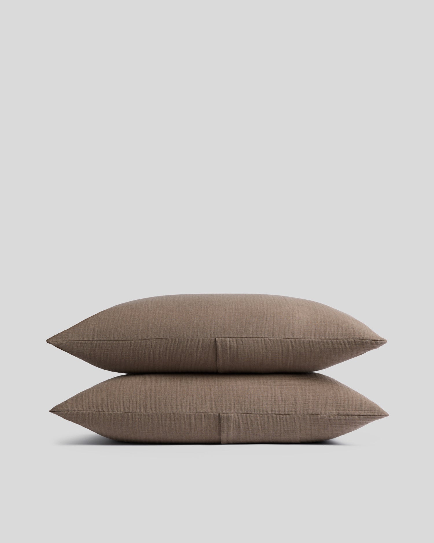 Organic Cloud Cotton Sham Set (Warm Grey)