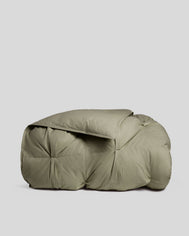Organic Cotton Puff Comforter (Moss)