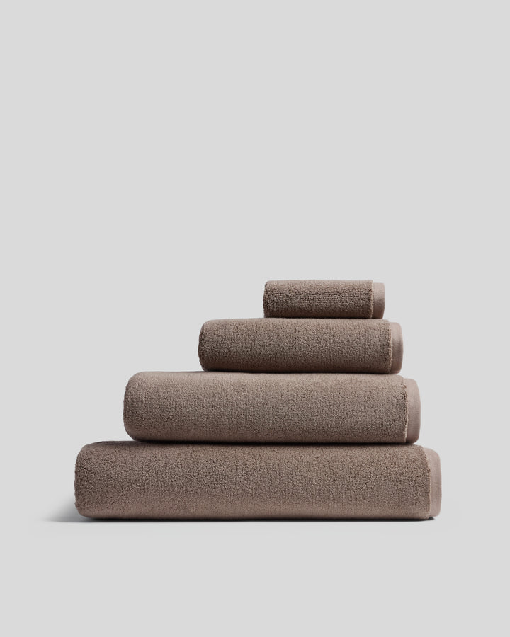 Organic Plush Towels (Warm Grey)