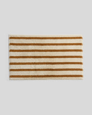 Organic Resort Stripe Tub Mat (Butter with Honey)