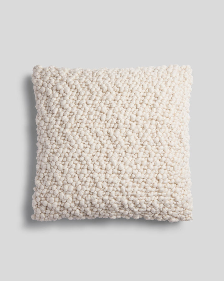 Pebble Handwoven Pillow Cover (Cream)