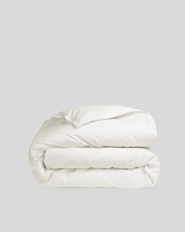 Percale Duvet Cover (Cream)