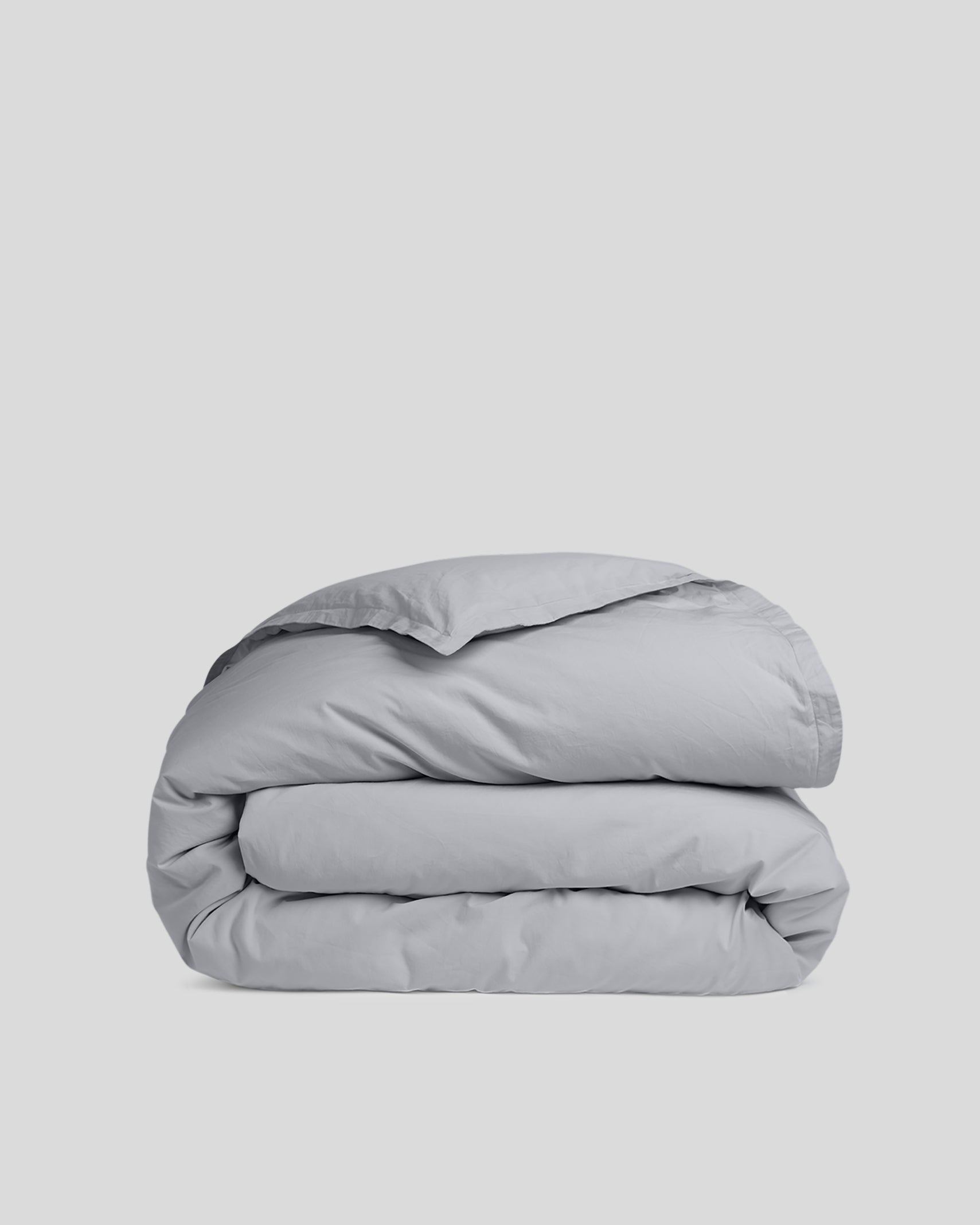 Percale Duvet Cover (Sky)