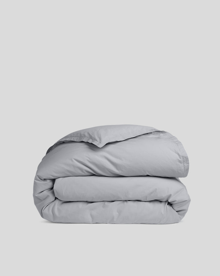 Percale Duvet Cover (Sky)
