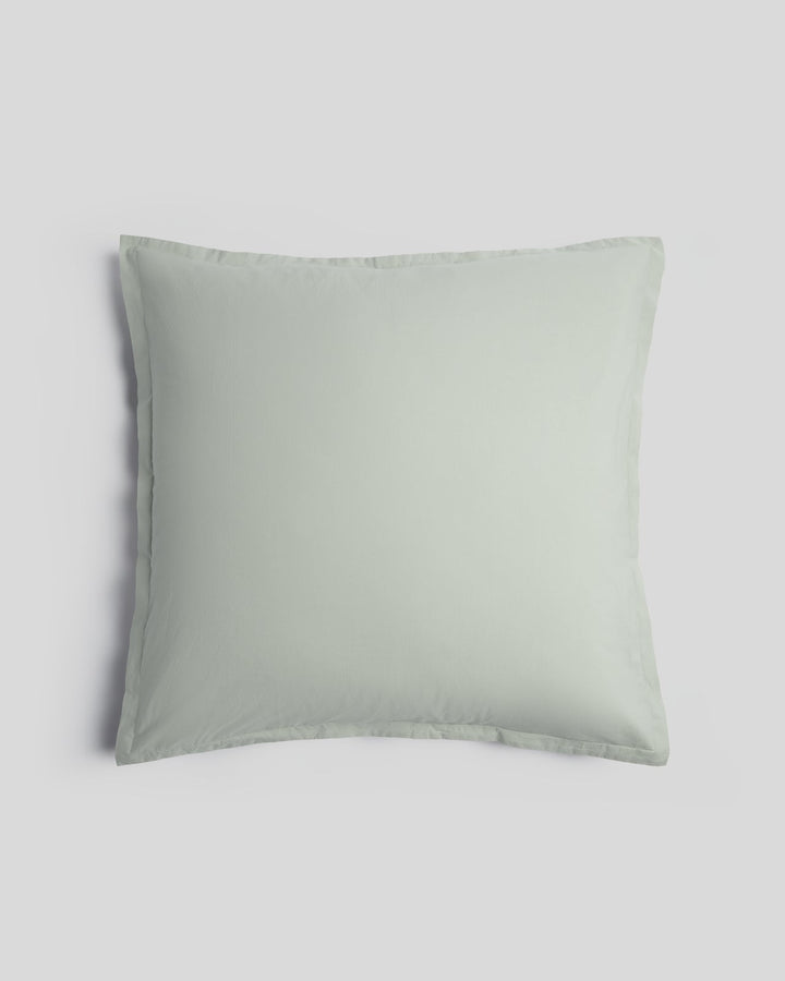 Percale Euro Sham (Sage)