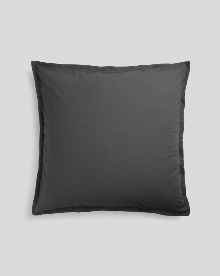 Percale Euro Sham (Slate)