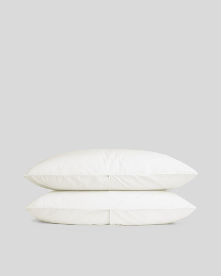 Percale Pillowcase Set (Cream)