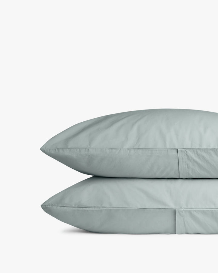 Percale Pillowcase Set - FINAL SALE (Spa)