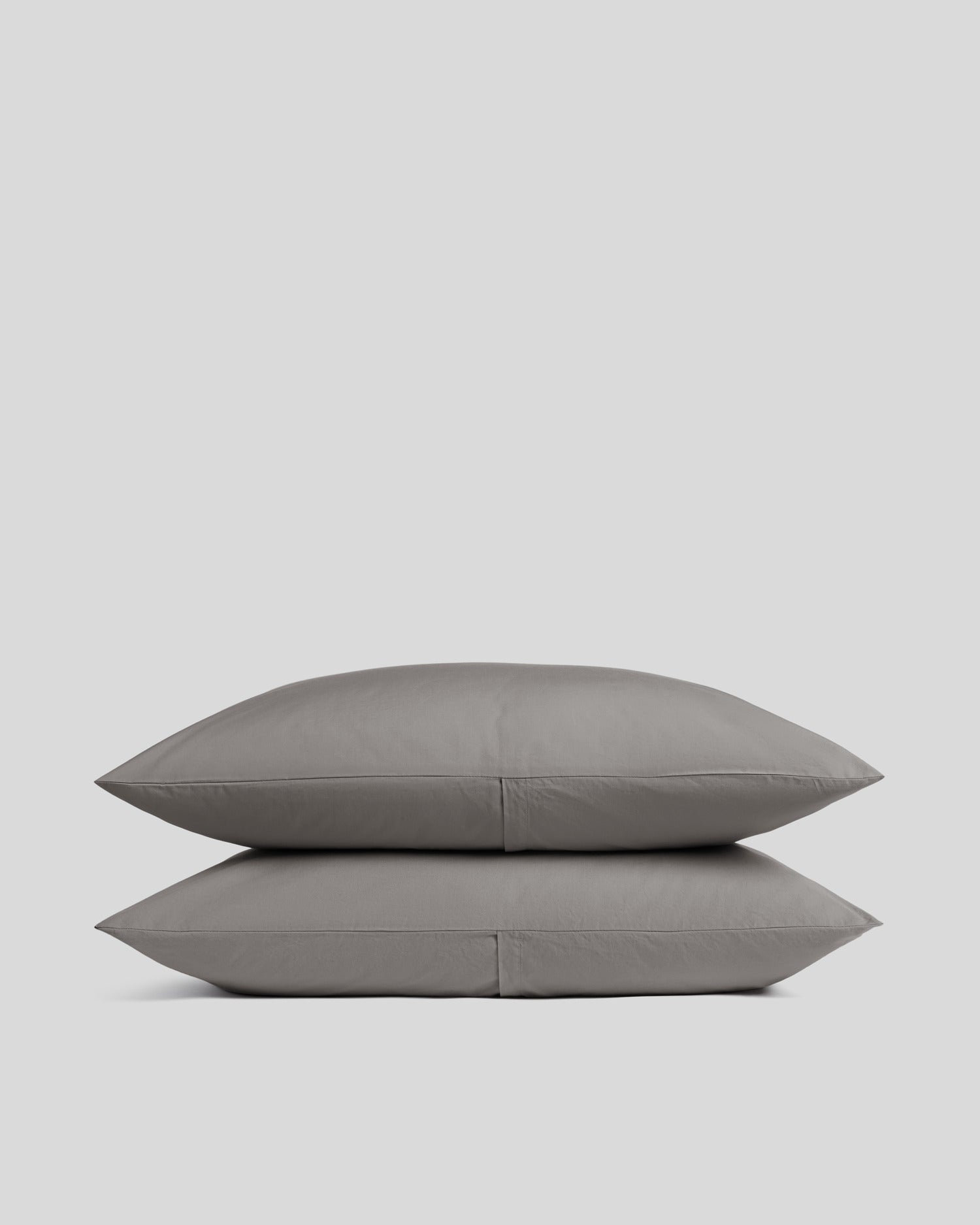 Percale Pillowcase Set (Pebble)