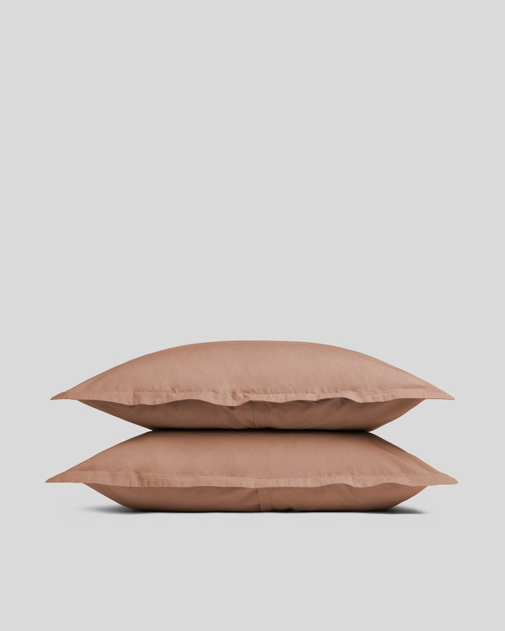 Percale Sham Set (Adobe)
