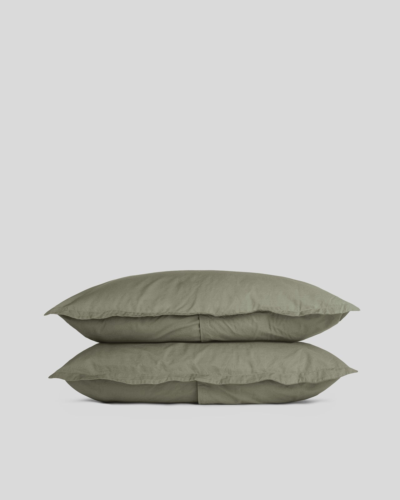 Percale Sham Set (Moss)