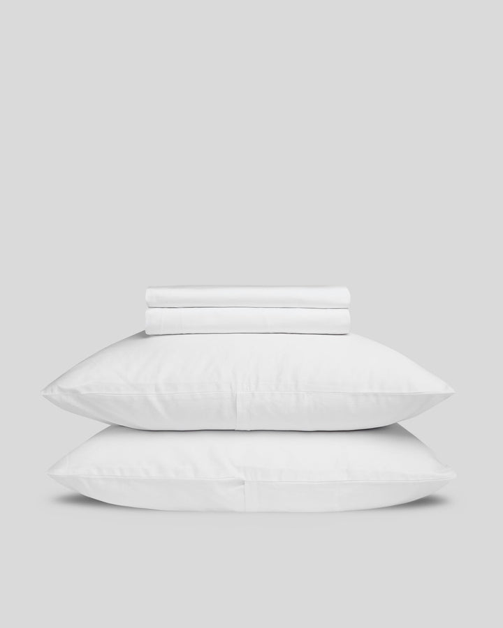 Percale Sheet Set - White K/CK