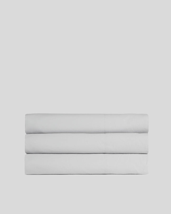 Percale Top Sheet (Light Grey)