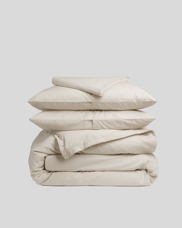 Percale Venice Set - Bone K/CK