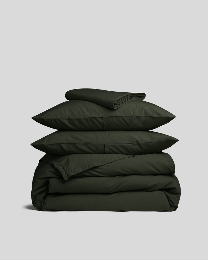 Percale Venice Set - Evergreen F/Q