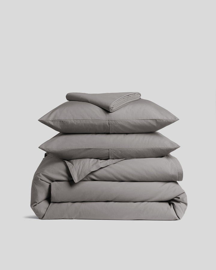 Percale Venice Set - Pebble K/CK