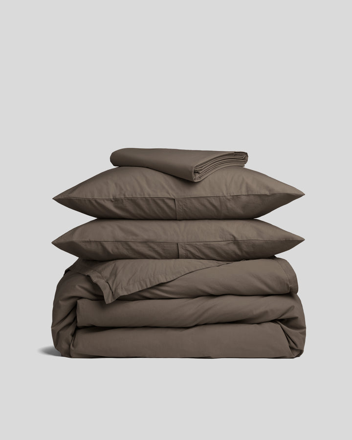 Percale Venice Set - Warm Grey K/CK