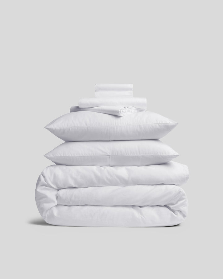 Sateen Bundle - White K/CK