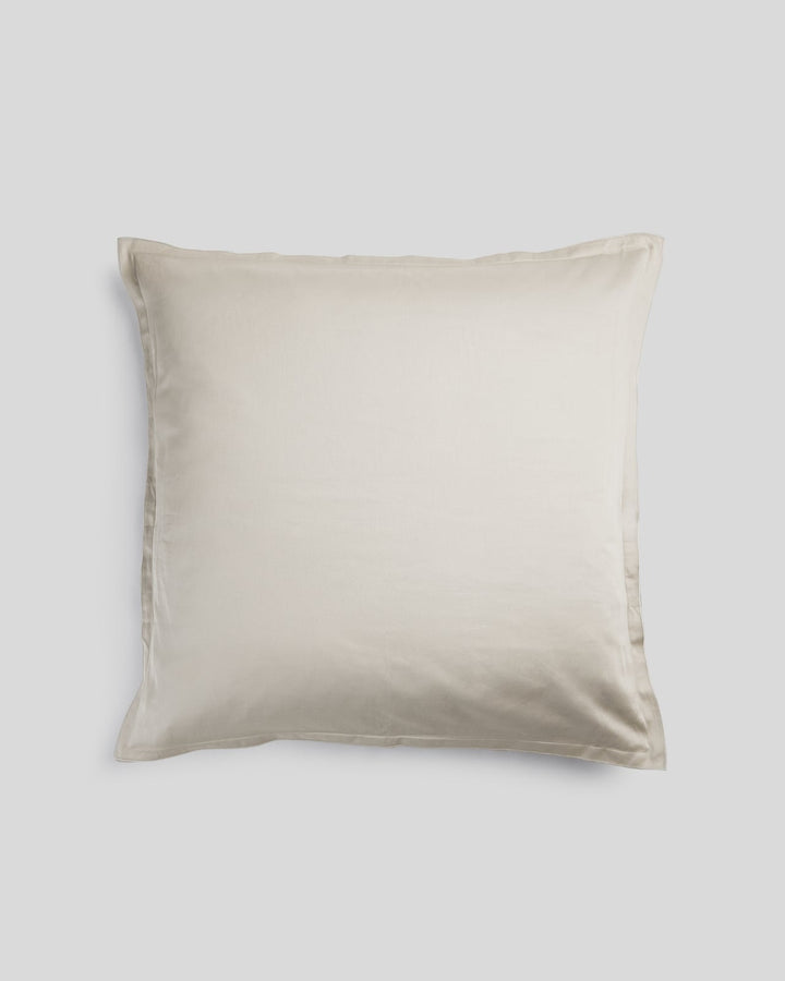 Sateen Euro Sham (Bone)