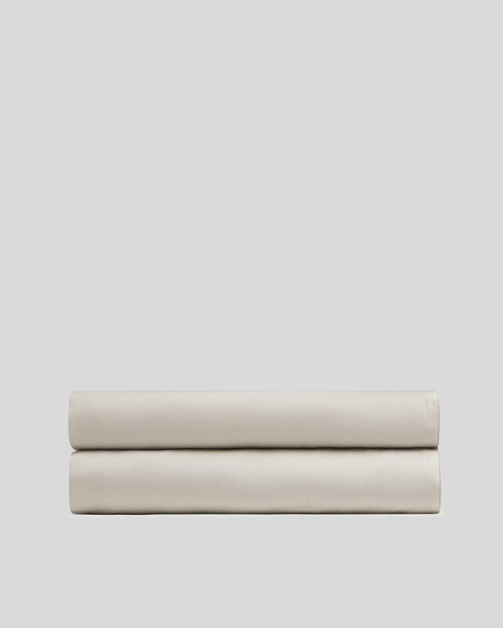 Sateen Fitted Sheet (Bone)