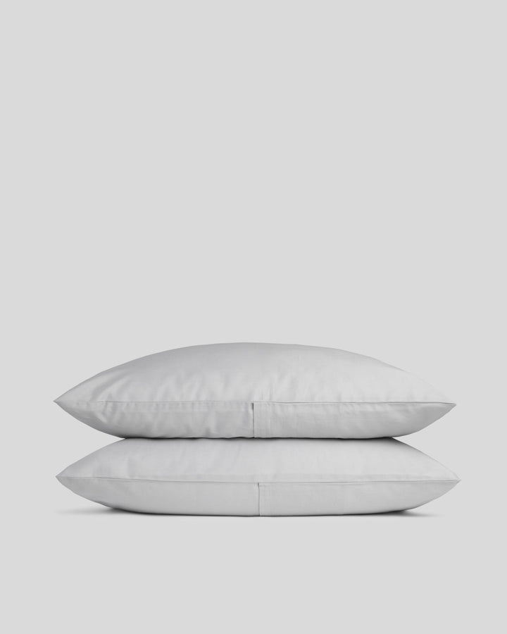 Sateen Pillowcase Set (Light Grey)