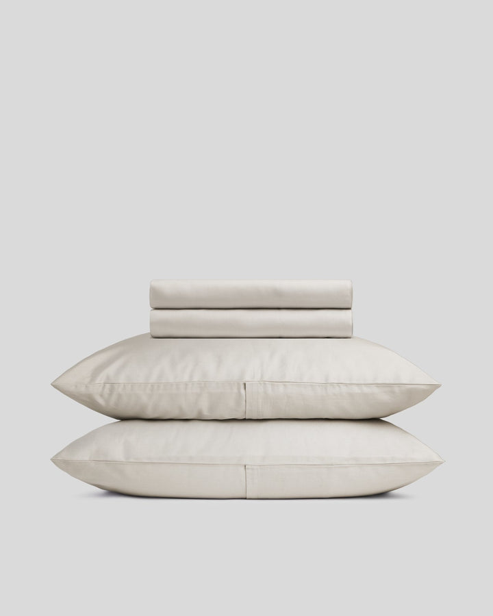 Sateen Sheet Set - Bone F/Q