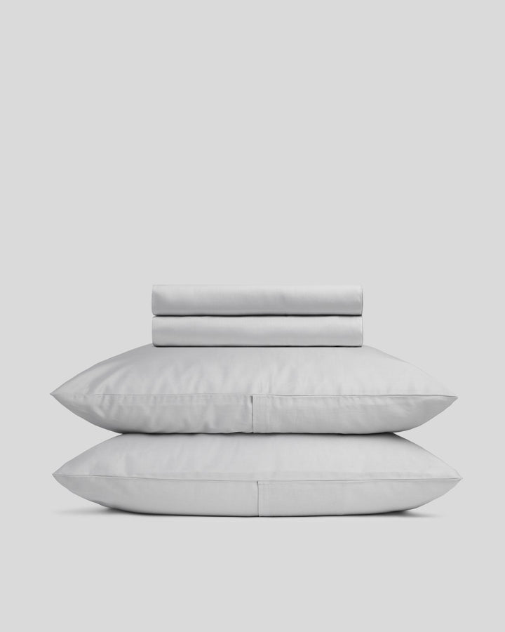 Sateen Sheet Set - Light Grey F/Q