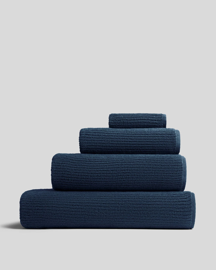 Soft Rib Towels - FINAL SALE (Marine)