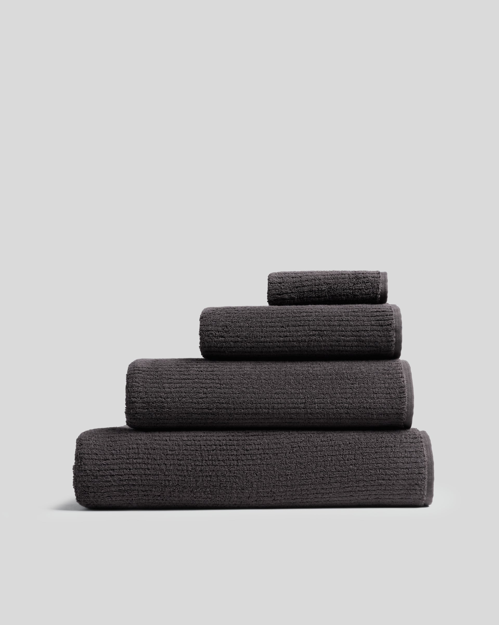 Soft Rib Towels (Onyx)
