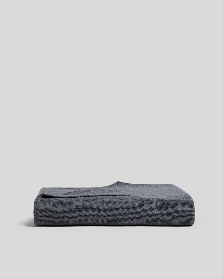 Soft Spun Cotton Throw - FINAL SALE (Grey)