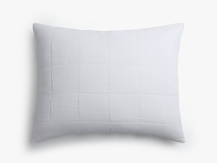 Terrace Gauze Sham Set - FINAL SALE (White)