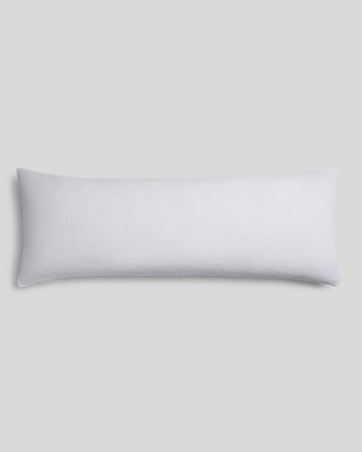 Vintage Linen Lumbar Pillow Cover - FINAL SALE (Antique White)
