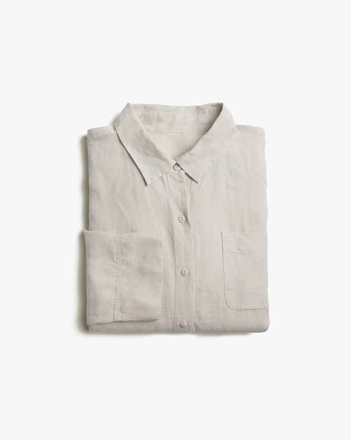 Women's Linen Top - FINAL SALE (Bone)